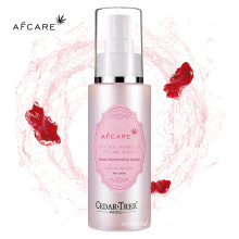 Brume de jet de toner d&#39;eau de rose pour hydrater le toner facial naturel de peau de marque de distributeur hydratant pour le visage